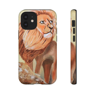 Lion Tough Phone Case iPhone 12 Mini Glossy 