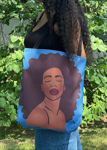 Maya Blue Tote Bag 