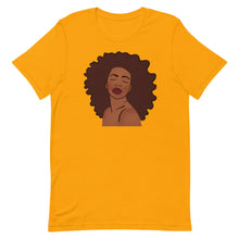 Load image into Gallery viewer, Maya Unisex t-shirt Gold S 
