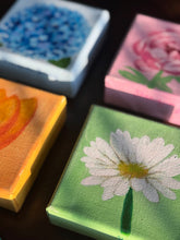 Load image into Gallery viewer, Mini Daisy Acrylic Painting 
