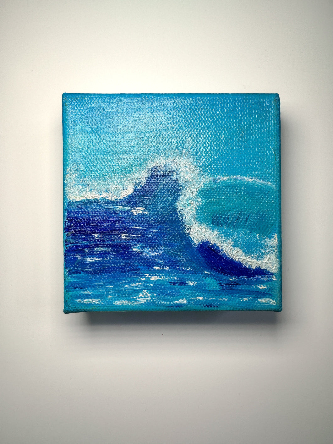 Mini Waves 2 Oil Painting 