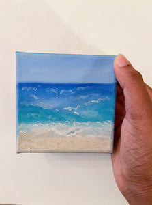 Mini Waves Oil Painting 