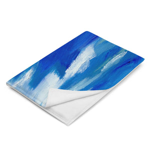 Ocean Waves Throw Blanket 