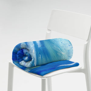 Ocean Waves Throw Blanket 