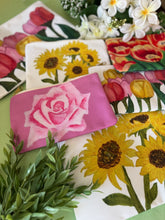 Load image into Gallery viewer, Pink Rose Accessory Pouch 

