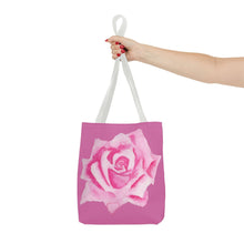 Load image into Gallery viewer, Pink Rose Tote Bag 
