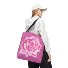 Load image into Gallery viewer, Pink Rose Tote Bag 

