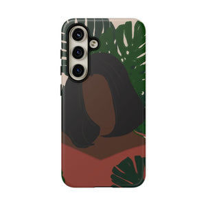 Plant Lady Tough Android Phone Case Samsung Galaxy S24 Matte 