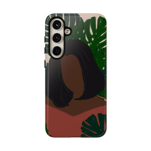 Plant Lady Tough Android Phone Case Samsung Galaxy S24 Plus Glossy 