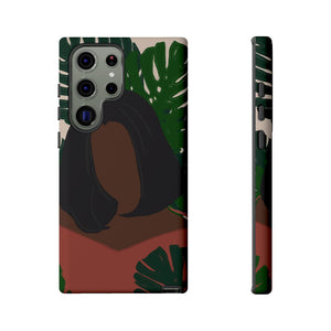 Plant Lady Tough Android Phone Case Samsung Galaxy S23 Ultra Matte 