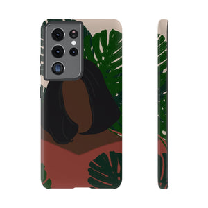 Plant Lady Tough Android Phone Case Samsung Galaxy S21 Ultra Glossy 