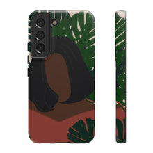 Load image into Gallery viewer, Plant Lady Tough Android Phone Case Samsung Galaxy S22 Matte 
