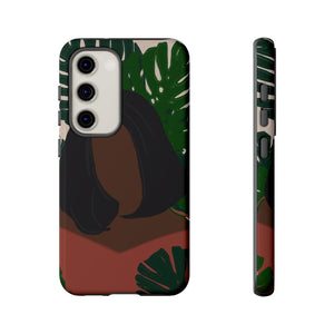 Plant Lady Tough Android Phone Case Samsung Galaxy S23 Glossy 
