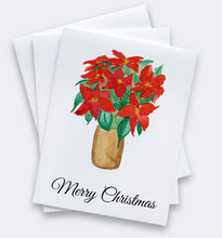 Load image into Gallery viewer, Poinsettia Card 
