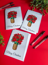 Load image into Gallery viewer, Poinsettia Card 
