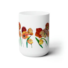 Load image into Gallery viewer, Poppies Ceramic Mug 15oz 15oz 
