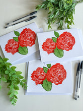 Load image into Gallery viewer, Red Roses Greeting Cards 
