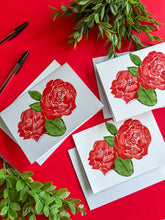 Load image into Gallery viewer, Red Roses Greeting Cards 
