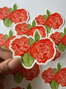 Red Roses Sticker 