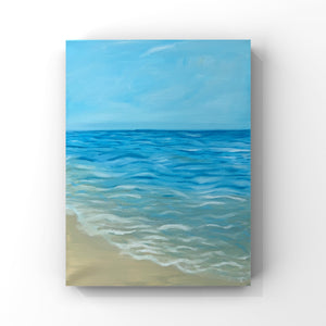 Shores at Lido Beach Oil Painting 