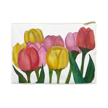 Load image into Gallery viewer, Spring Tulips Accessory Pouch 
