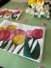 Load image into Gallery viewer, Spring Tulips Accessory Pouch 

