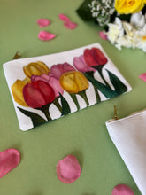 Load image into Gallery viewer, Spring Tulips Accessory Pouch 
