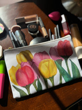 Load image into Gallery viewer, Spring Tulips Accessory Pouch 
