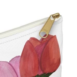 Spring Tulips Accessory Pouch 