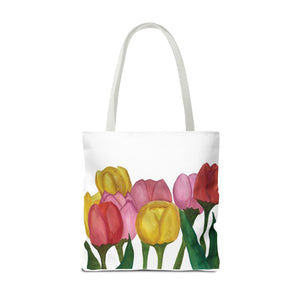 Spring Tulips Tote Bag 