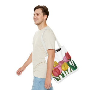 Spring Tulips Tote Bag 