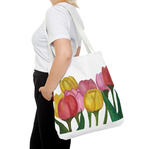 Spring Tulips Tote Bag 