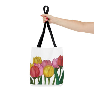 Spring Tulips Tote Bag 