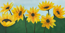 Load image into Gallery viewer, Sunflowers Acrylic Painting 
