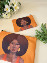 Load image into Gallery viewer, Tangerine Accessory Pouch 
