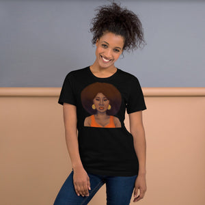 Tangerine Afro Unisex t-shirt 