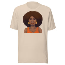 Load image into Gallery viewer, Tangerine Afro Unisex t-shirt Soft Cream XS 
