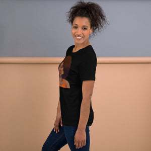 Tangerine Afro Unisex t-shirt 