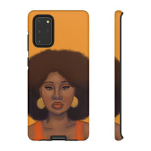 Load image into Gallery viewer, Tangerine- Afro Woman Phone Case for iPhone &amp; Samsung Galaxy Samsung Galaxy S20+ Matte 
