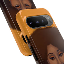 Load image into Gallery viewer, Tangerine Afro Woman Tough Android Phone Case 
