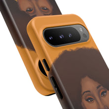 Load image into Gallery viewer, Tangerine Afro Woman Tough Android Phone Case 
