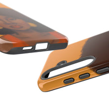 Load image into Gallery viewer, Tangerine Afro Woman Tough Android Phone Case 
