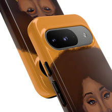 Load image into Gallery viewer, Tangerine Afro Woman Tough Android Phone Case 
