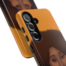 Load image into Gallery viewer, Tangerine Afro Woman Tough Android Phone Case 
