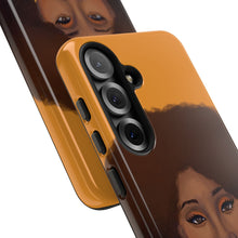Load image into Gallery viewer, Tangerine Afro Woman Tough Android Phone Case 
