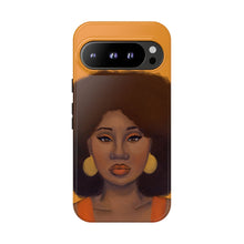 Load image into Gallery viewer, Tangerine Afro Woman Tough Android Phone Case Google Pixel 9 Pro Glossy 
