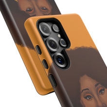 Load image into Gallery viewer, Tangerine Afro Woman Tough Android Phone Case 
