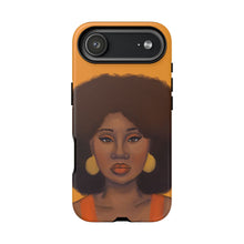 Load image into Gallery viewer, Tangerine Afro Woman Tough iPhone Case iPhone 17 Air Matte 
