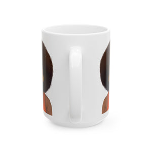 Tangerine Ceramic Mug, (11oz, 15oz) 