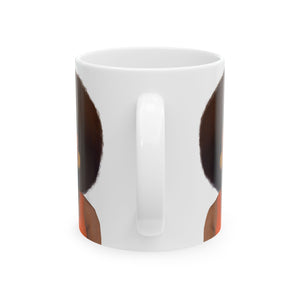 Tangerine Ceramic Mug, (11oz, 15oz) 